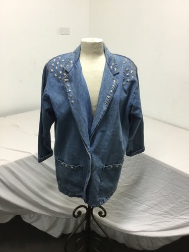 Giacca jeans blu - giacca, vintage